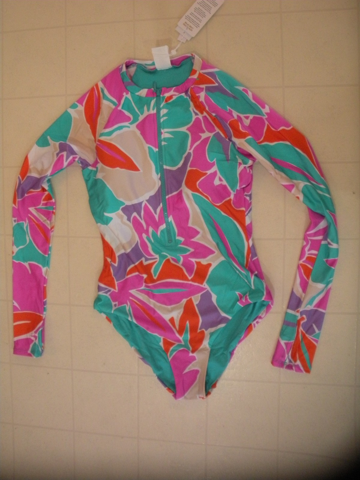 TRINA TURK Multicolor Amalfi 1 Pc Paddle Swimsuit Sz Medium NWT