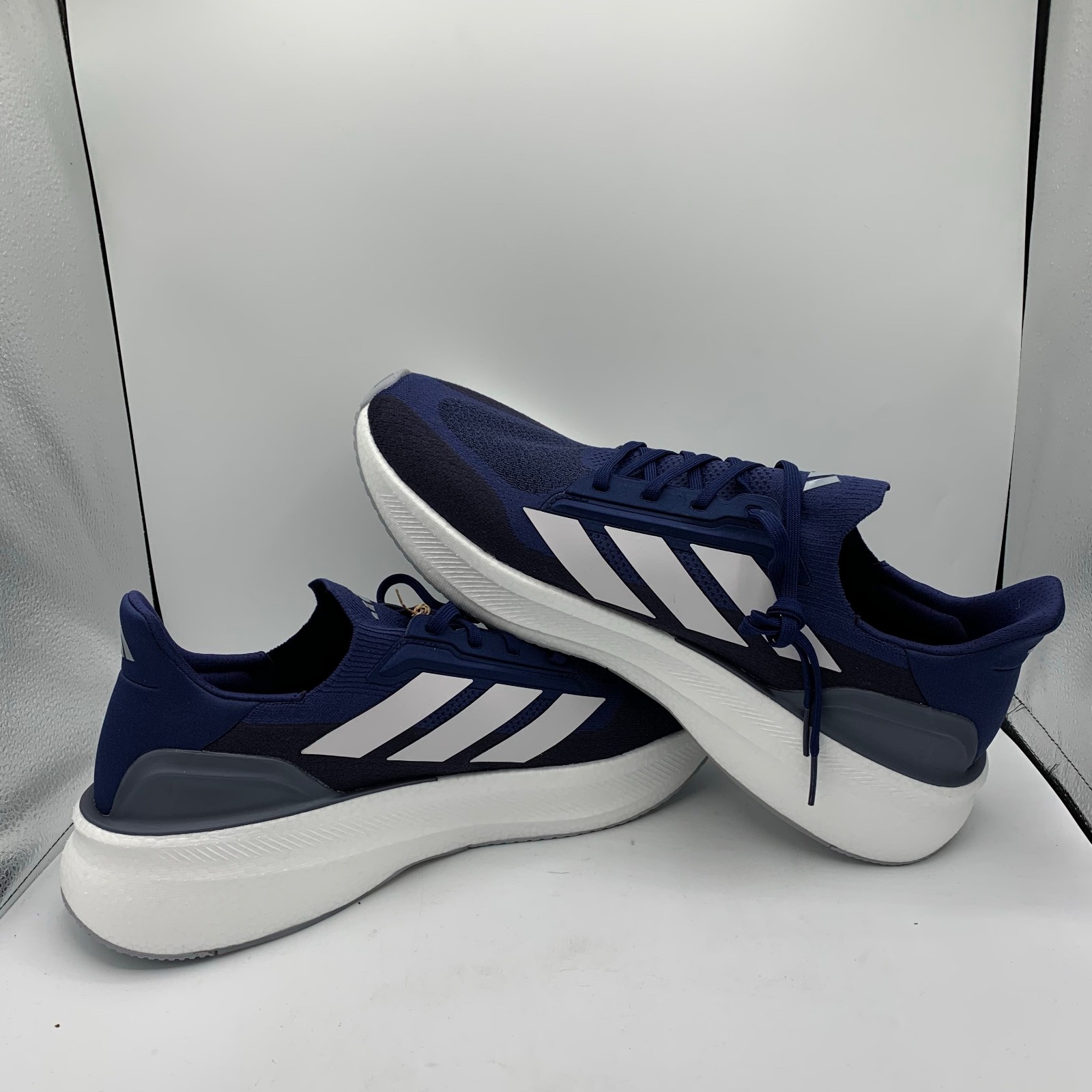 Adidas Ultraboost 5X Shoes Mens Size 15 Dark Blue Halo Silver Sneakers