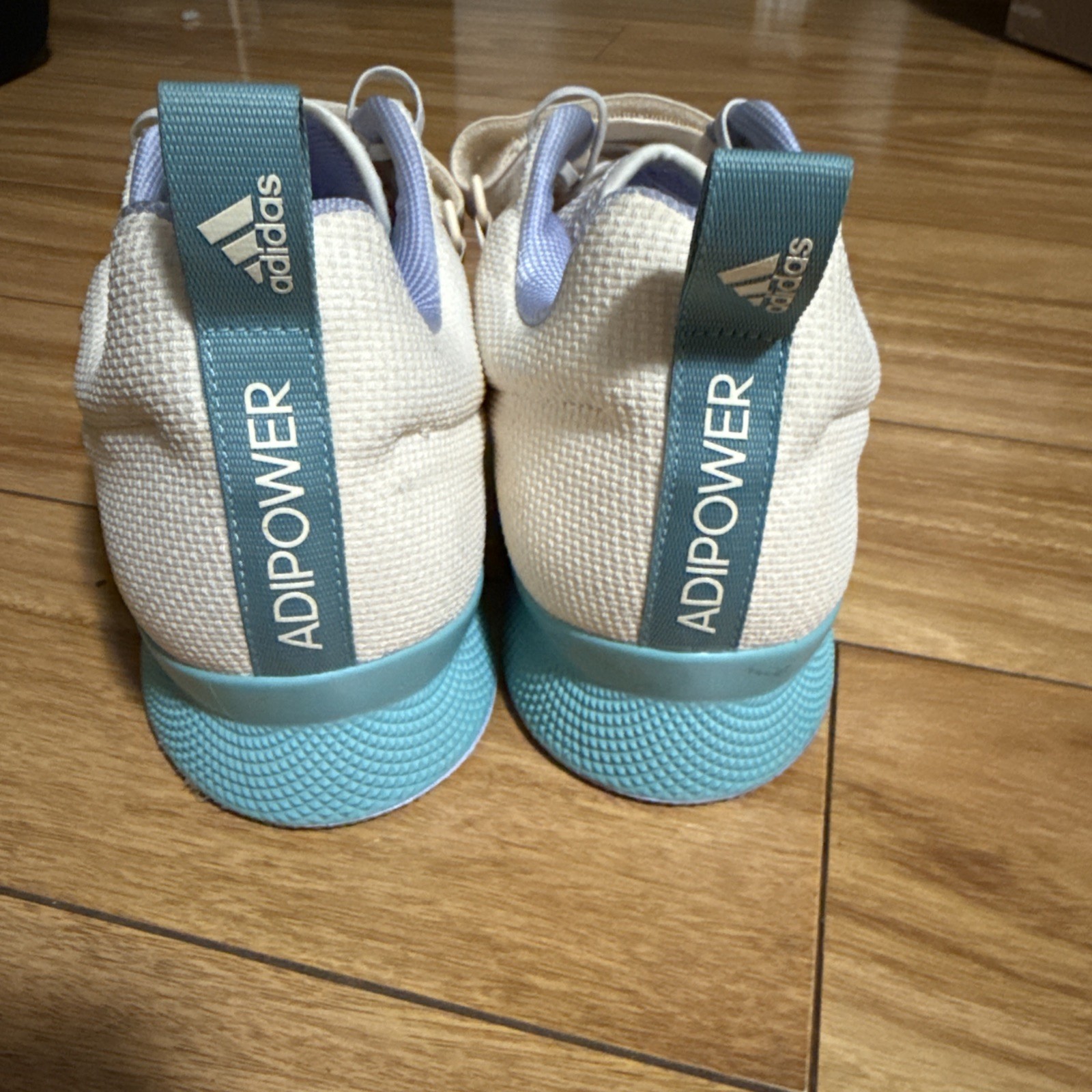 Adidas Adipower Weightlifting 2 Wonder White Violet Tone – Size US 11.5