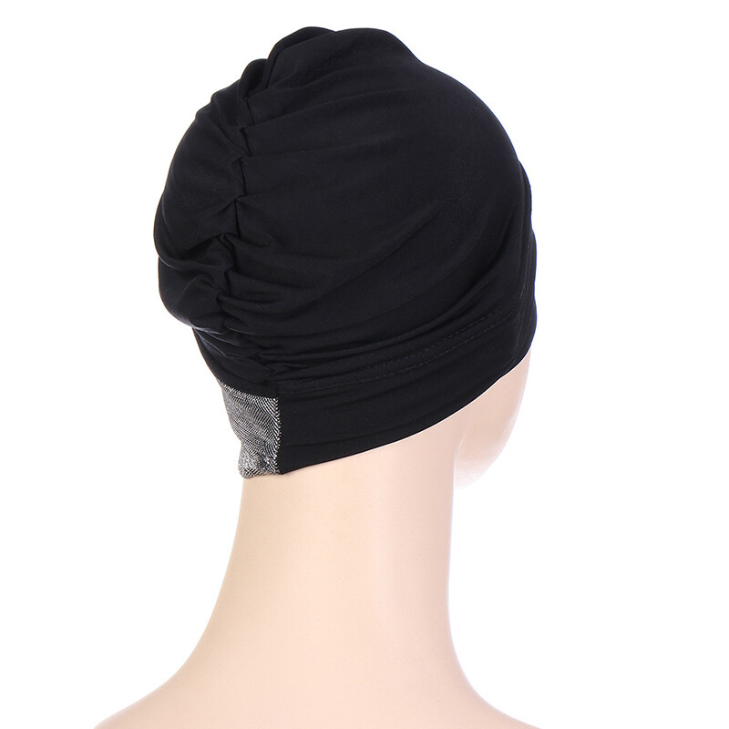 Stretch Muslim Headscarf, Chemo Cap for Hair Loss Women Wrap Turban