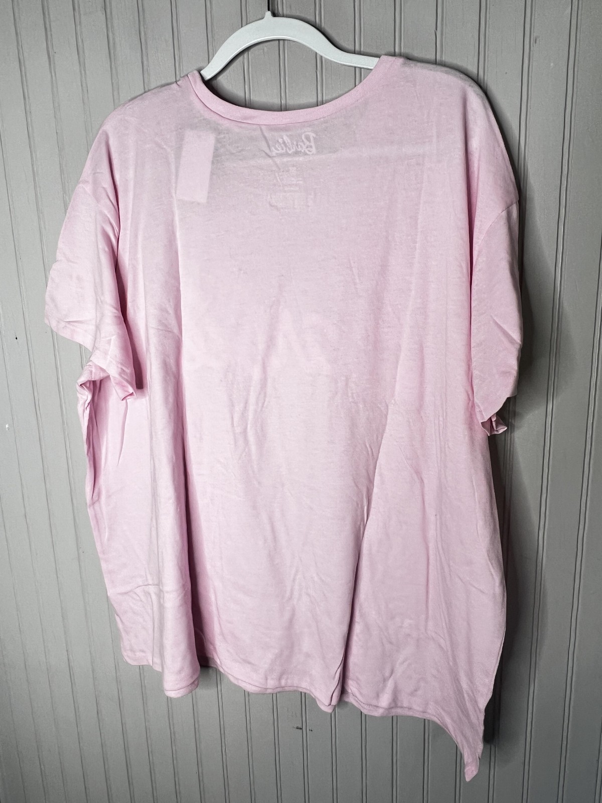 Barbie Shirt Womens 3X Pink Grayson Threads Crewneck 2023 Logo Graphic Tee New