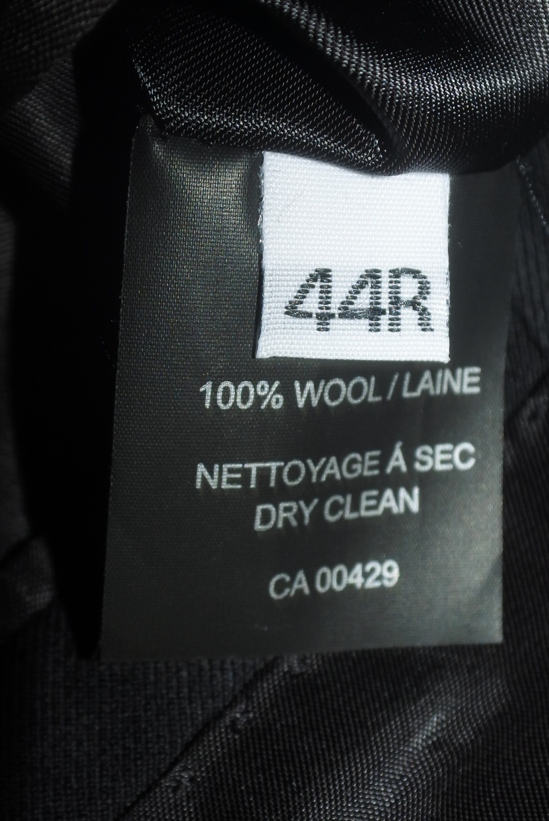 NWOT Mens 44R Peter Millar Black Wool Suit Jacket Sport Coat