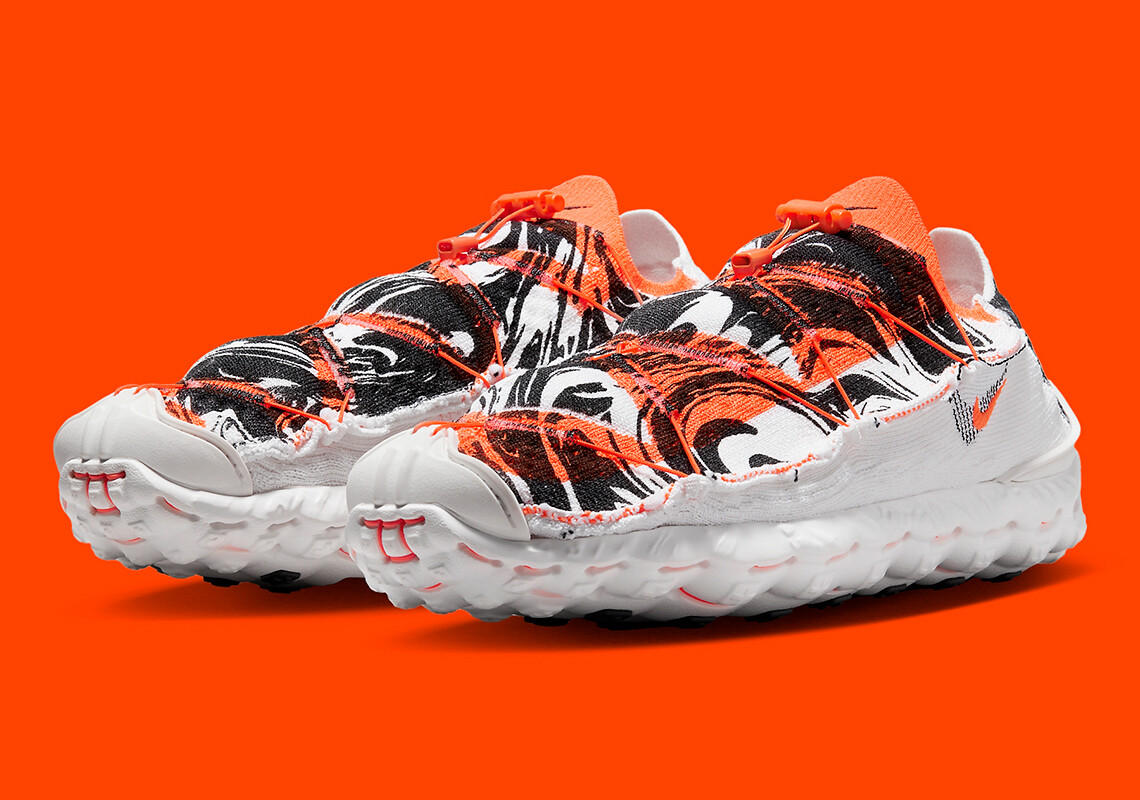 Nike ISPA Mindbody Koi Fish White Total Orange Black Nby DH7546-100 Men’s