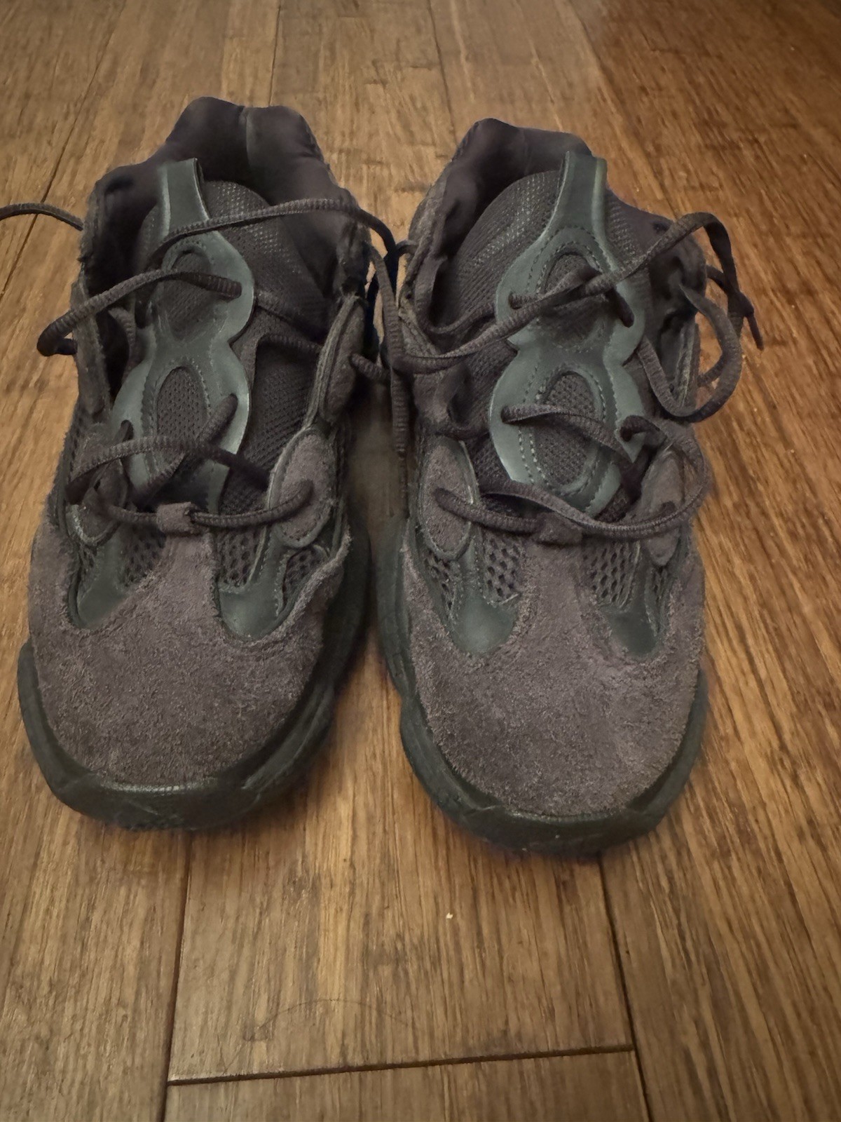 adidas Yeezy 500 Utility Black Men’s Low Top Lace-Up Mesh Comfort F36640