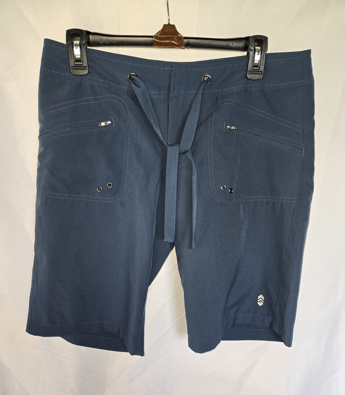 Free Country Women’s Bermuda Board Shorts Navy Blue Quick Dry size small