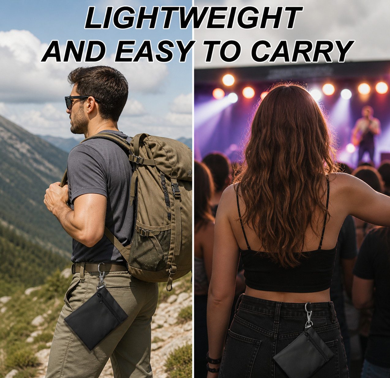 Backpack Organizer Pouch Set Portable Storage System for Everyday Carry Gear