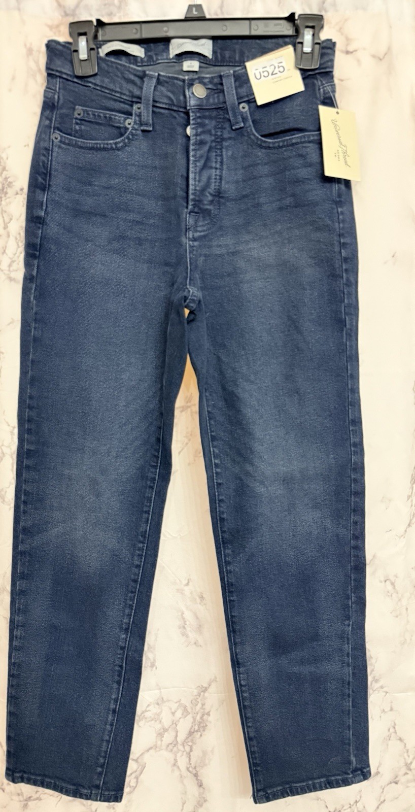 Universal Thread Women’s Mid Rise Slim Jeans Dark Wash Blue Stretch Size 4