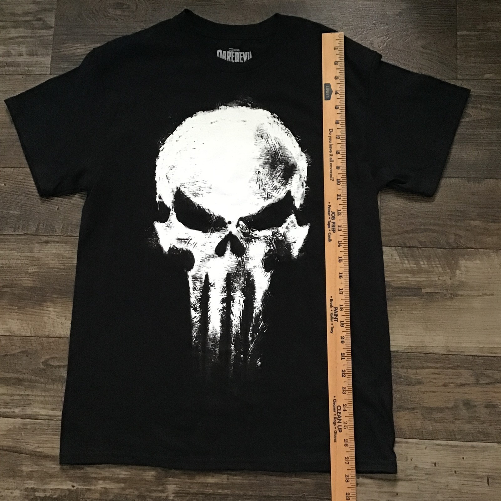 NWT Punisher skull t-shirt marvel MCU Daredevil born again One last kill tv show