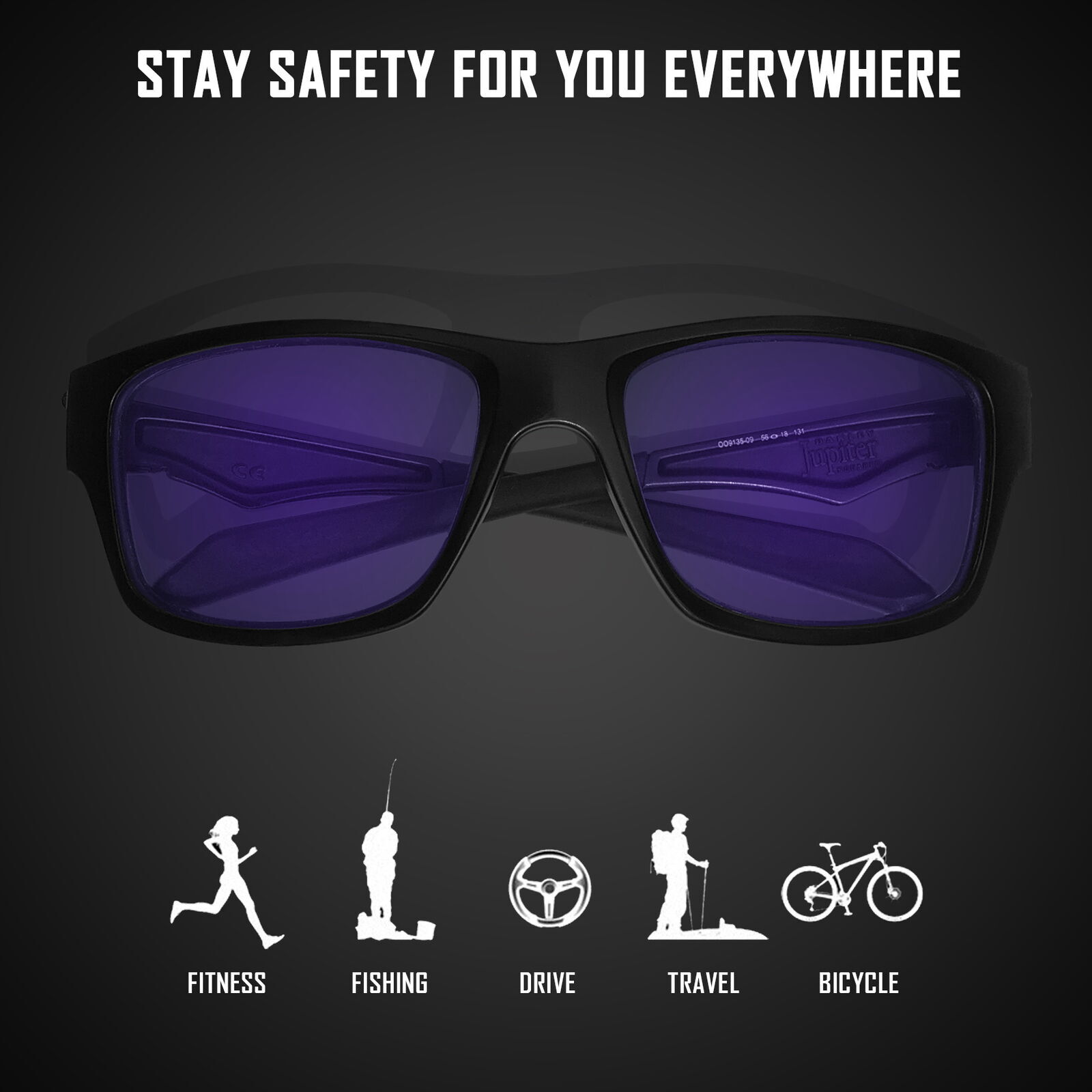 Anti Scratch Polarized Replacement Lenses for-Oakley Flak 2.0 XL OO9188 Options