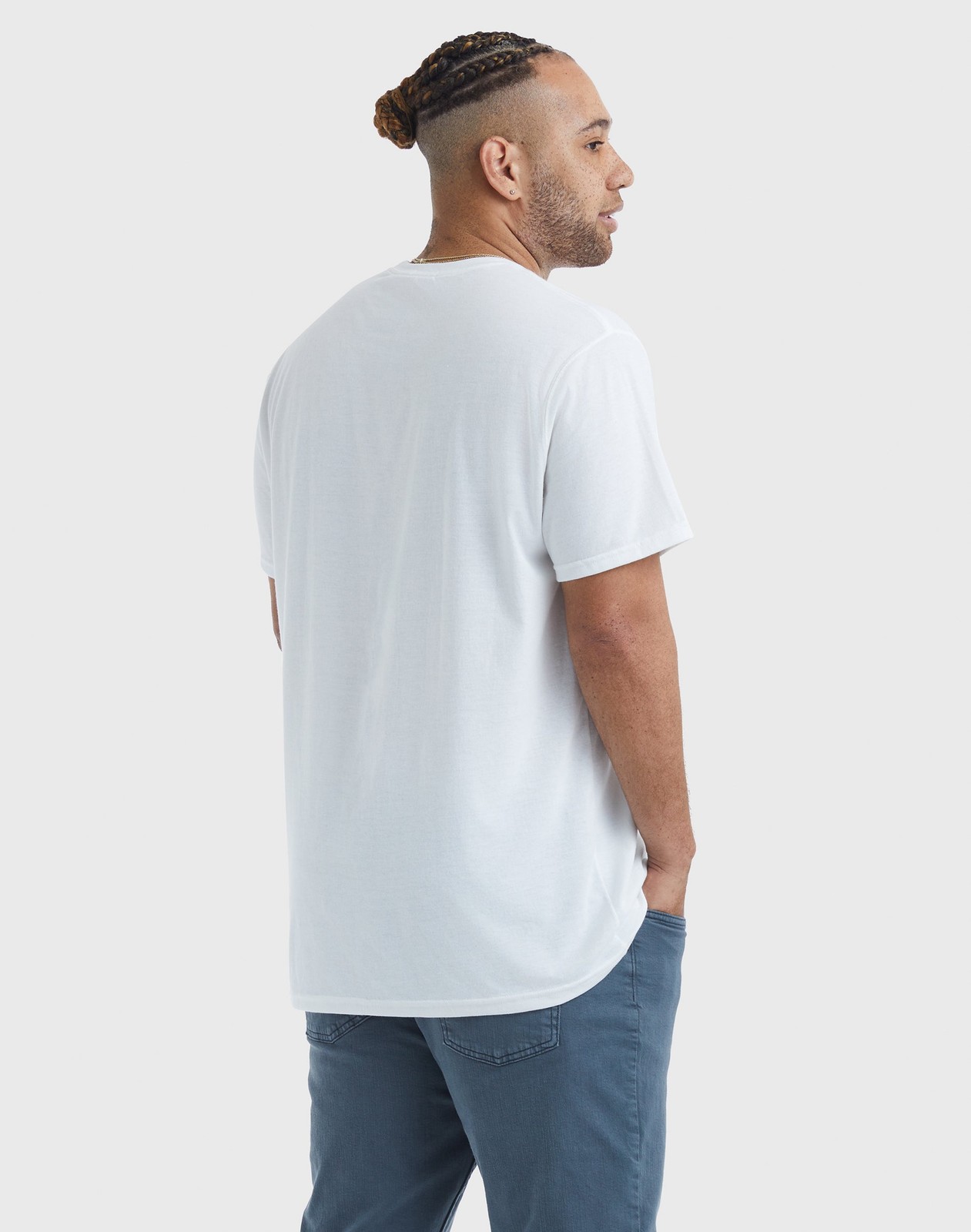Hanes Men’s T-Shirt Big & Tall Tri-Blend Short Sleeve Originals Crew sz LT-3XL T