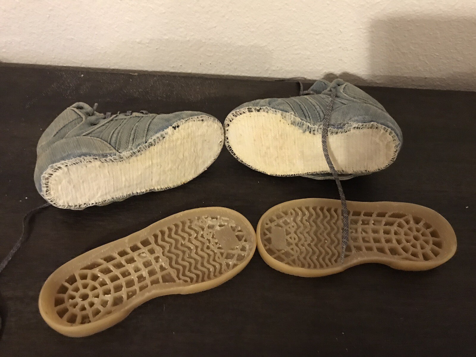 Adidas Originals Toddler Jeremy Scott DENIM WINGS V24622 Authentic SZ 7K🔥