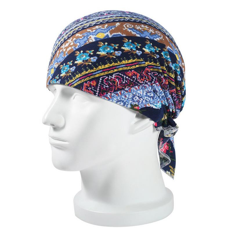 Biker Durag Headwear Head Wrap Skull Cap Doo Do Rag Bandana Headband Beanie Hat