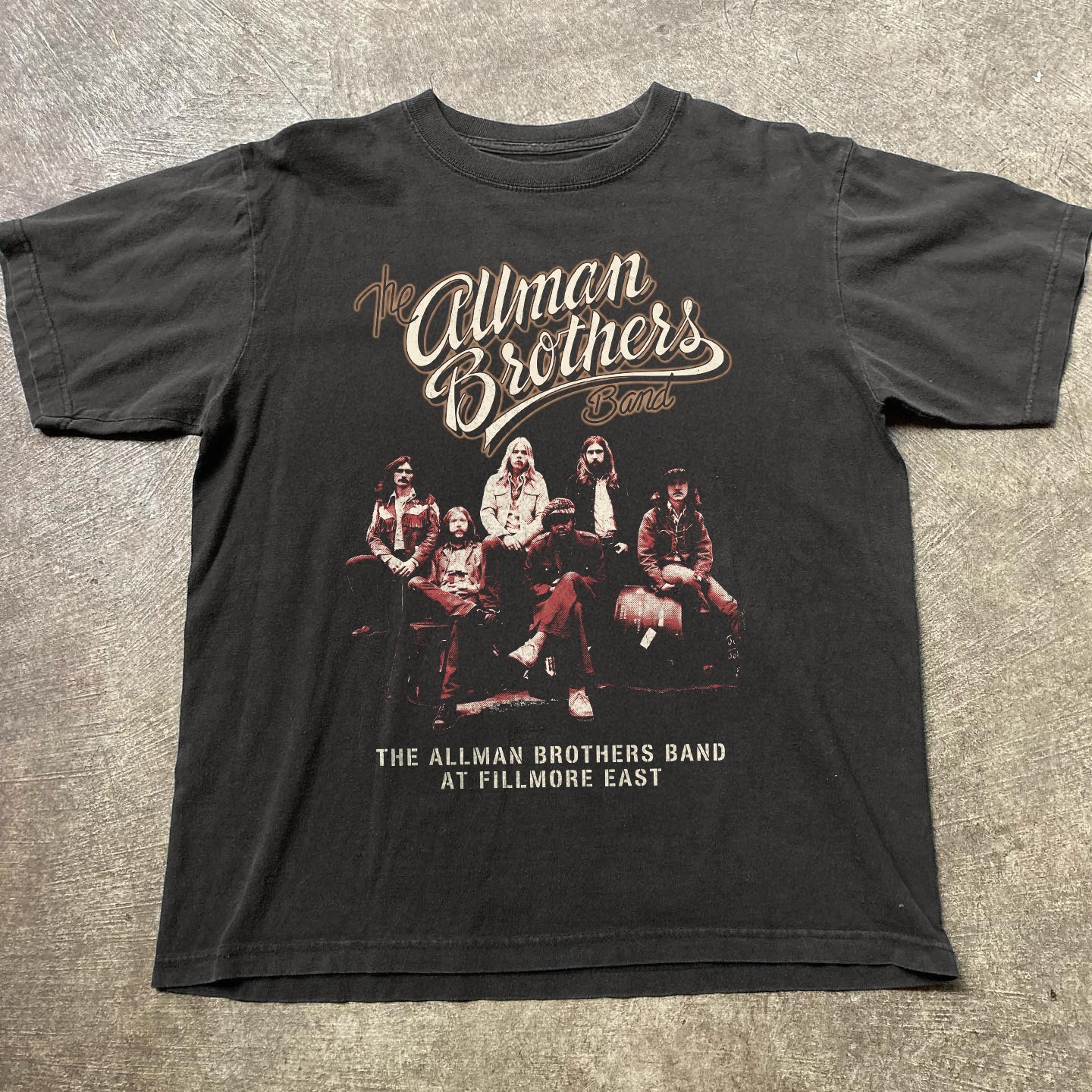 NEW! The Allman Brothers Band At Fillmore East Unisex Black T-shirt Size S-5XL