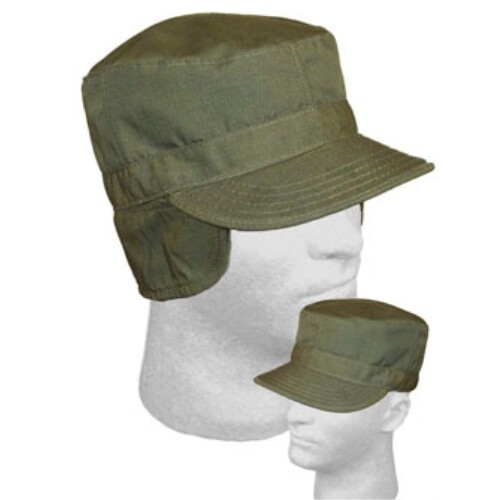 Vintage GI Style BDU Ranger Cap, 1980s, Cotton, Made in Korea with US Fabric