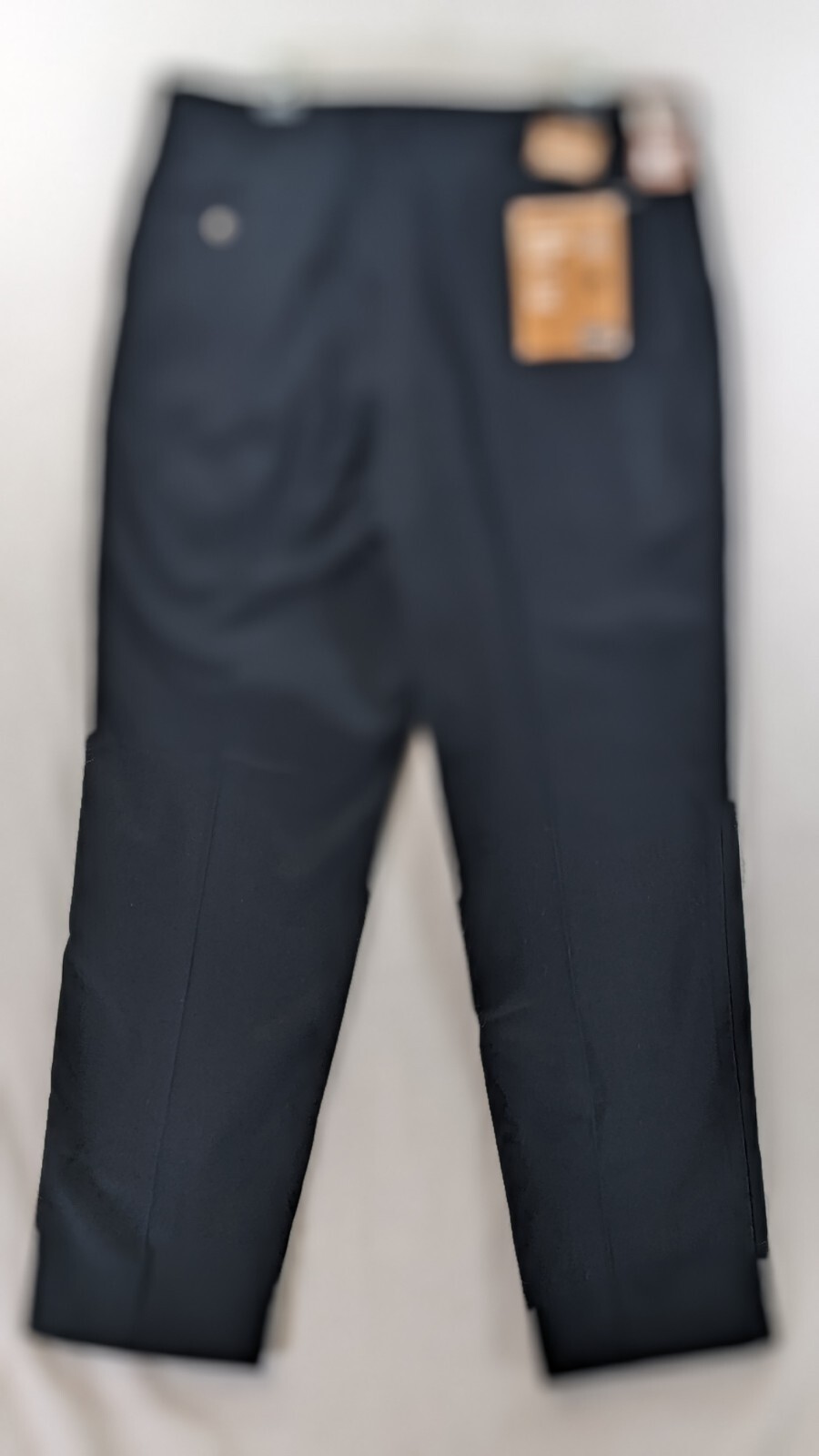 Mens Haggar Work to Weekend Khaki Black Pants 36 x 31 Actual 38 x 32 Tag