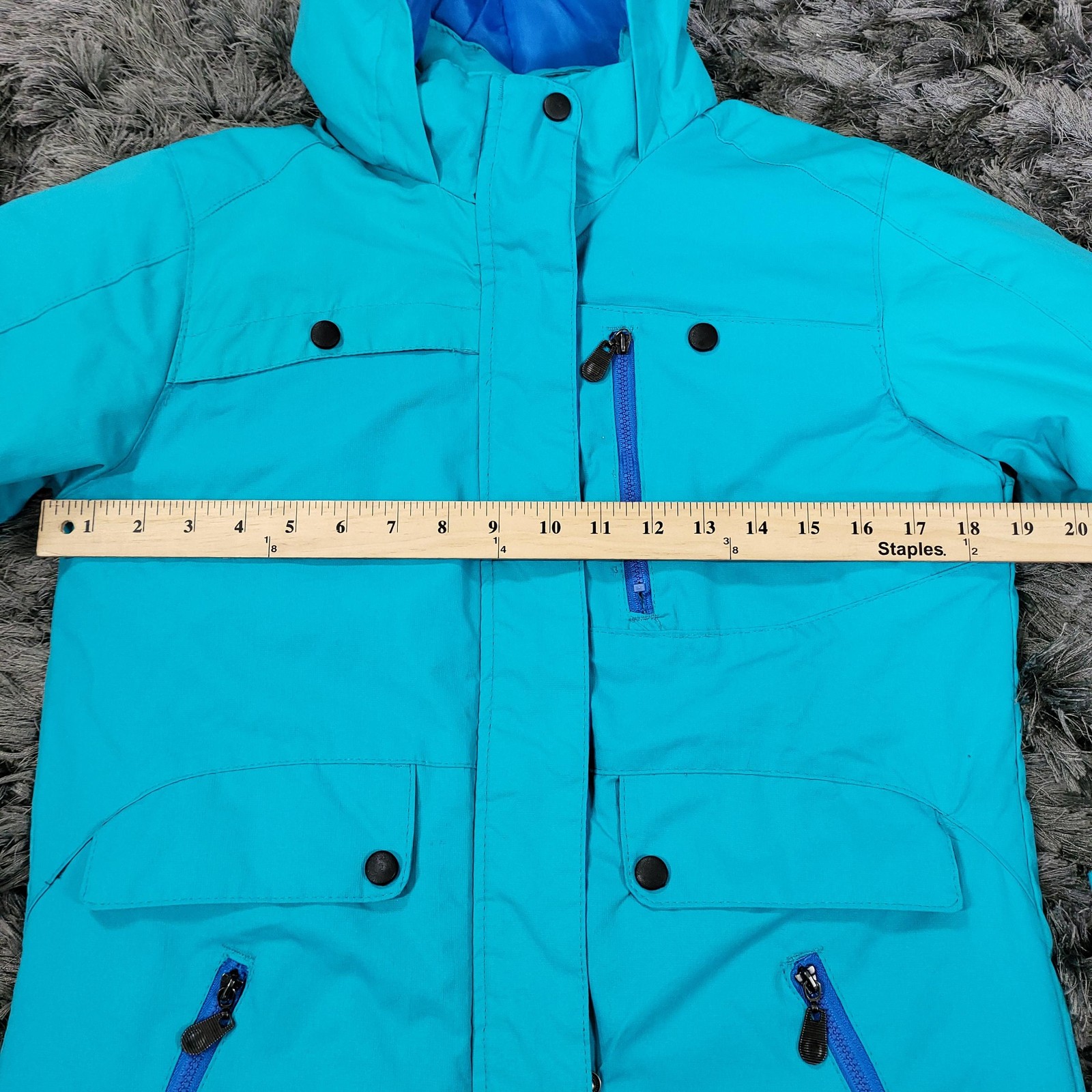 ARCTIX Jacket Teens Large Blue Hooded Insulated Ski Snowboard Winter Parka Logo
