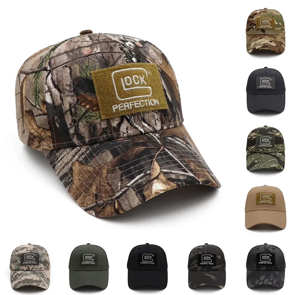 GLOCK PERFECTION CAPS. 10 COLOR CHOICES. BRAND NEW. RETAIL TAGS STILL ON HATS.
