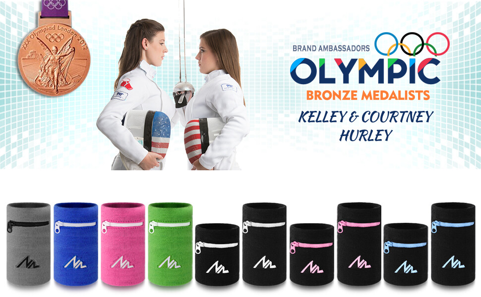 ⭐NEWZILL Wristband/Wrist Wallet (1 PAIR)! Wristband Pocket, Pouch| Unisex⭐