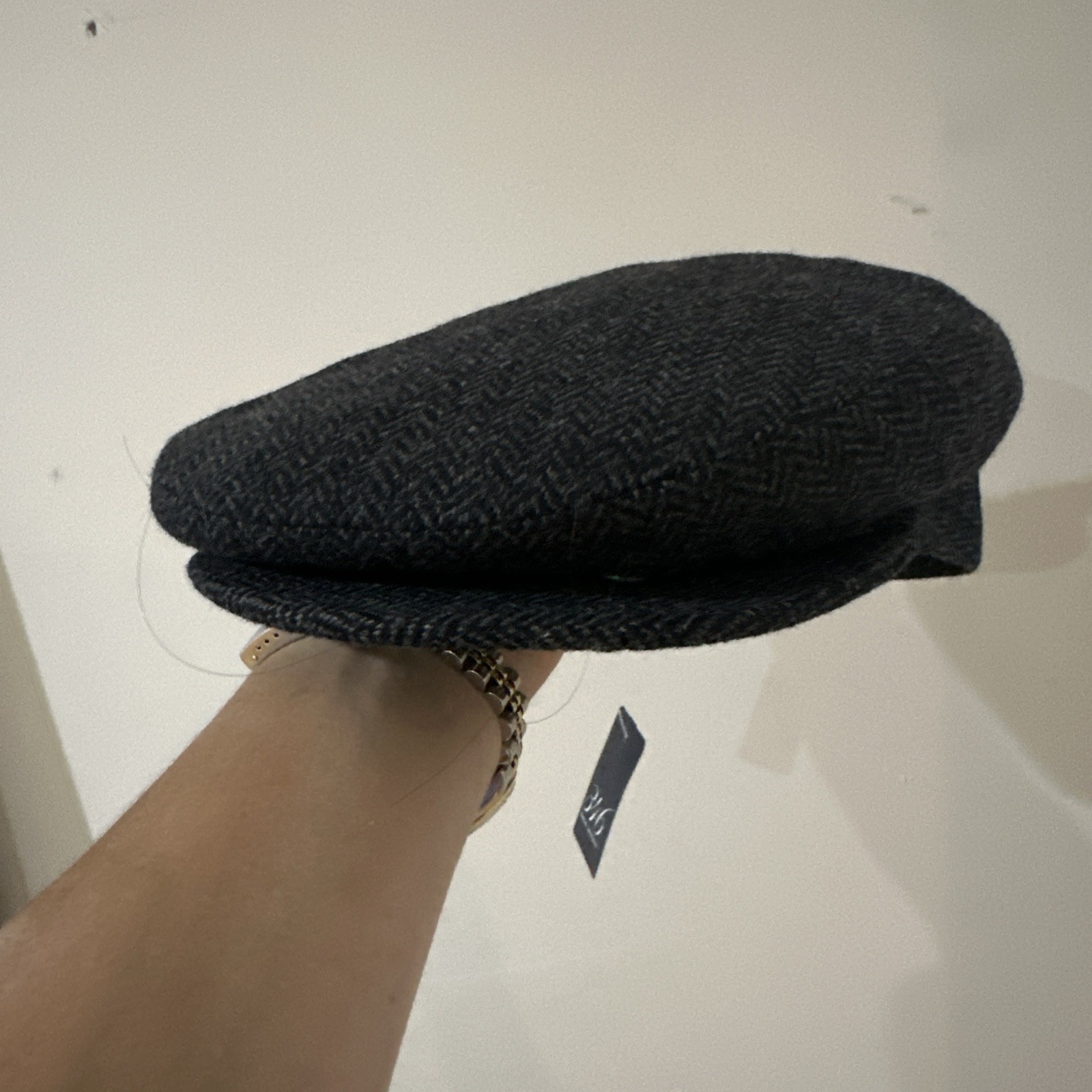 *NEW* Brooks Brothers 346 Men’s Herringbone Flat Cap, size L – still has tags