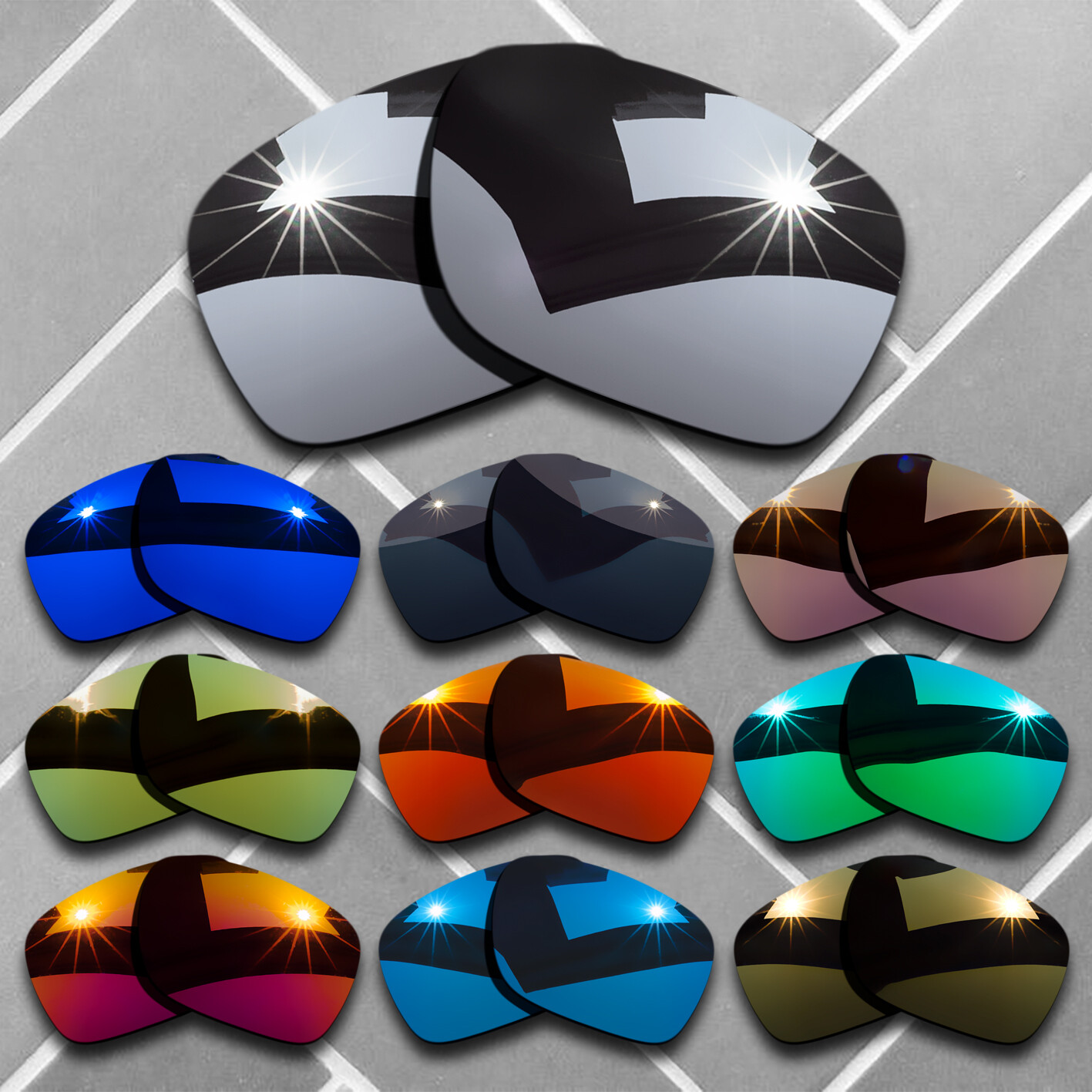 Anti-Scratch Replacement lenses for-Oakley Holbrook OO9102 Polarized Choices