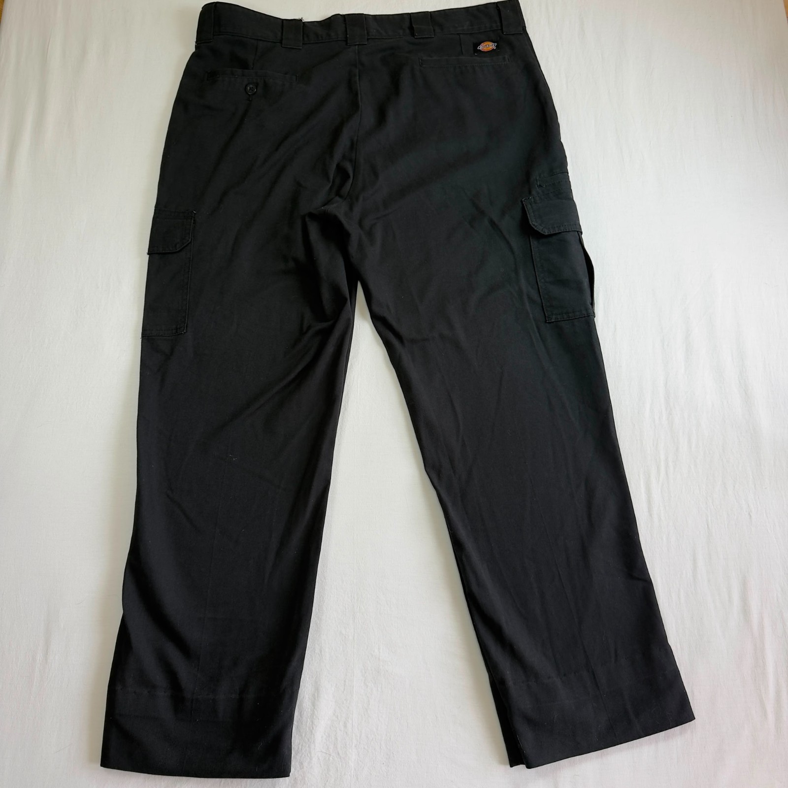 Dickies Cargo Black Pants Mens High Rise Zipper fly