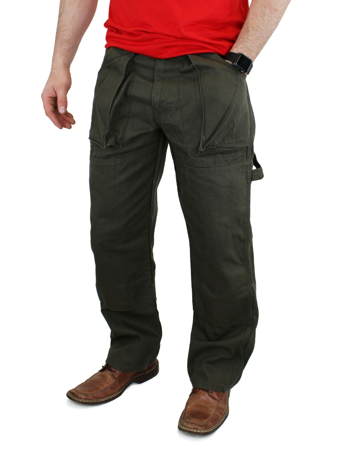 Dickies Men’s Carpenter Pants Relaxed Fit Duck Canvas 9-Pocket Straight Leg Pant