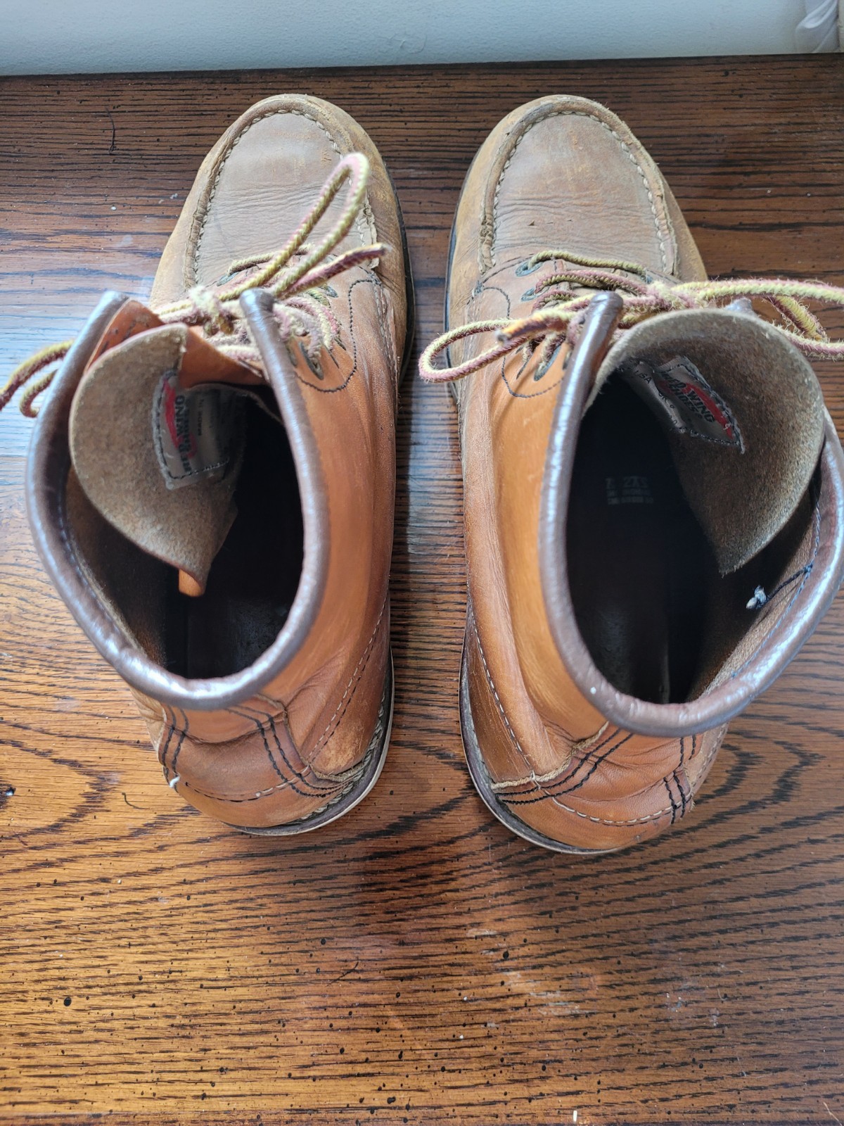 Red Wing Moc Toe size 9
