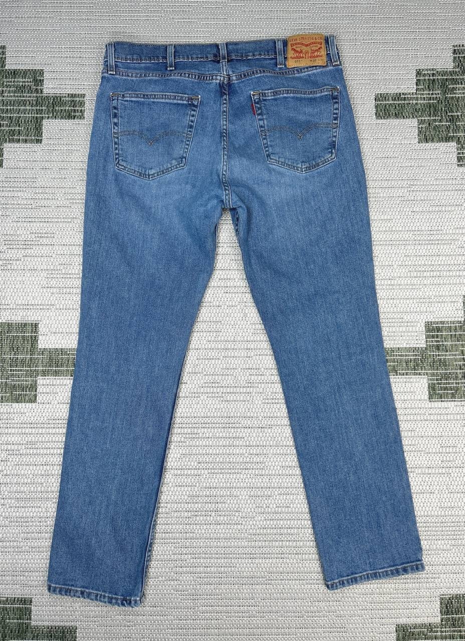 Levis 511 Slim Fit Skinny Leg Jeans Mens 38 Blue Denim Cotton Medium Wash 34×29
