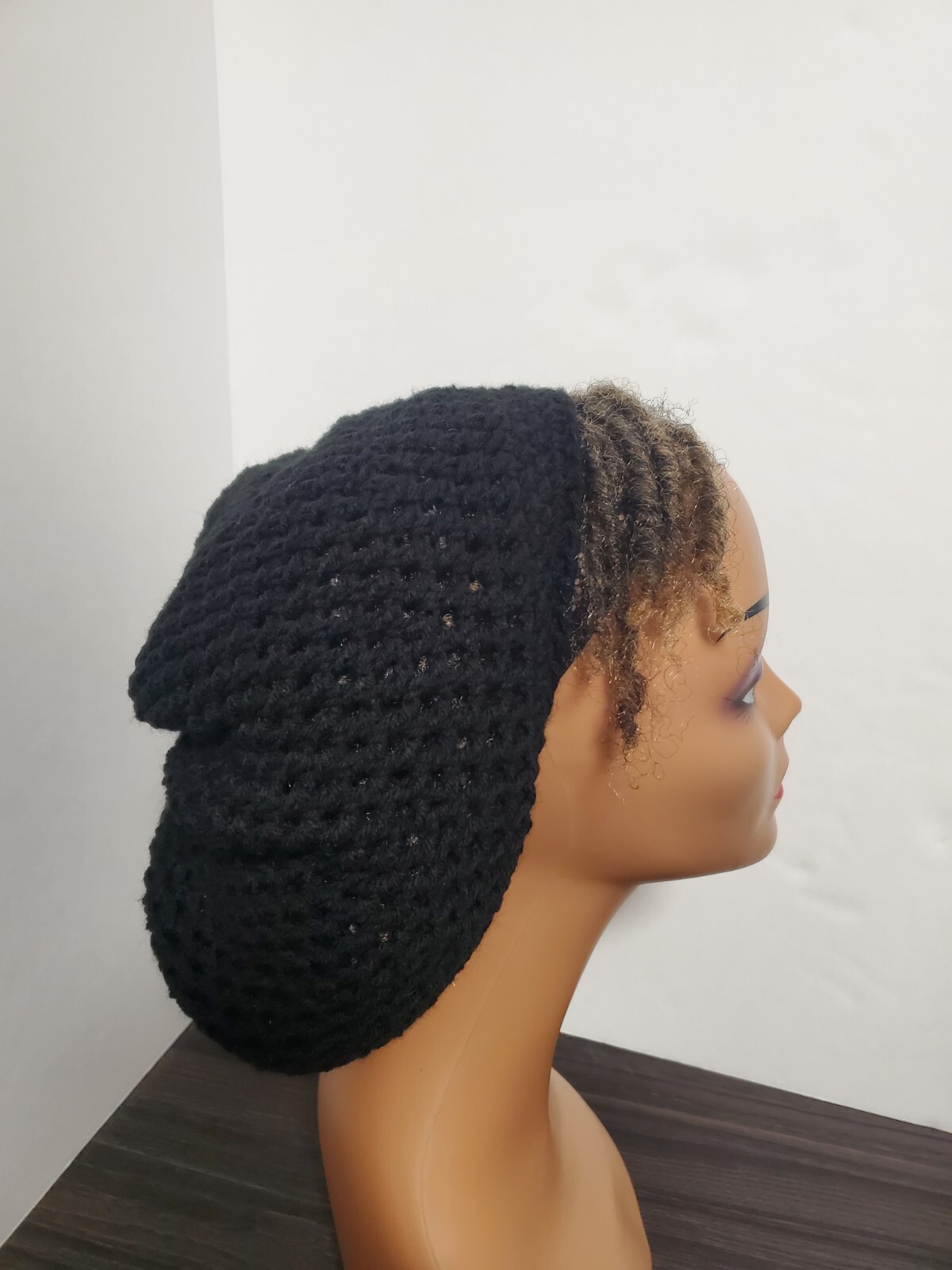 Rastafarian Crochet Slouch Hat reggae hip hop dreadlocks baggy beanie