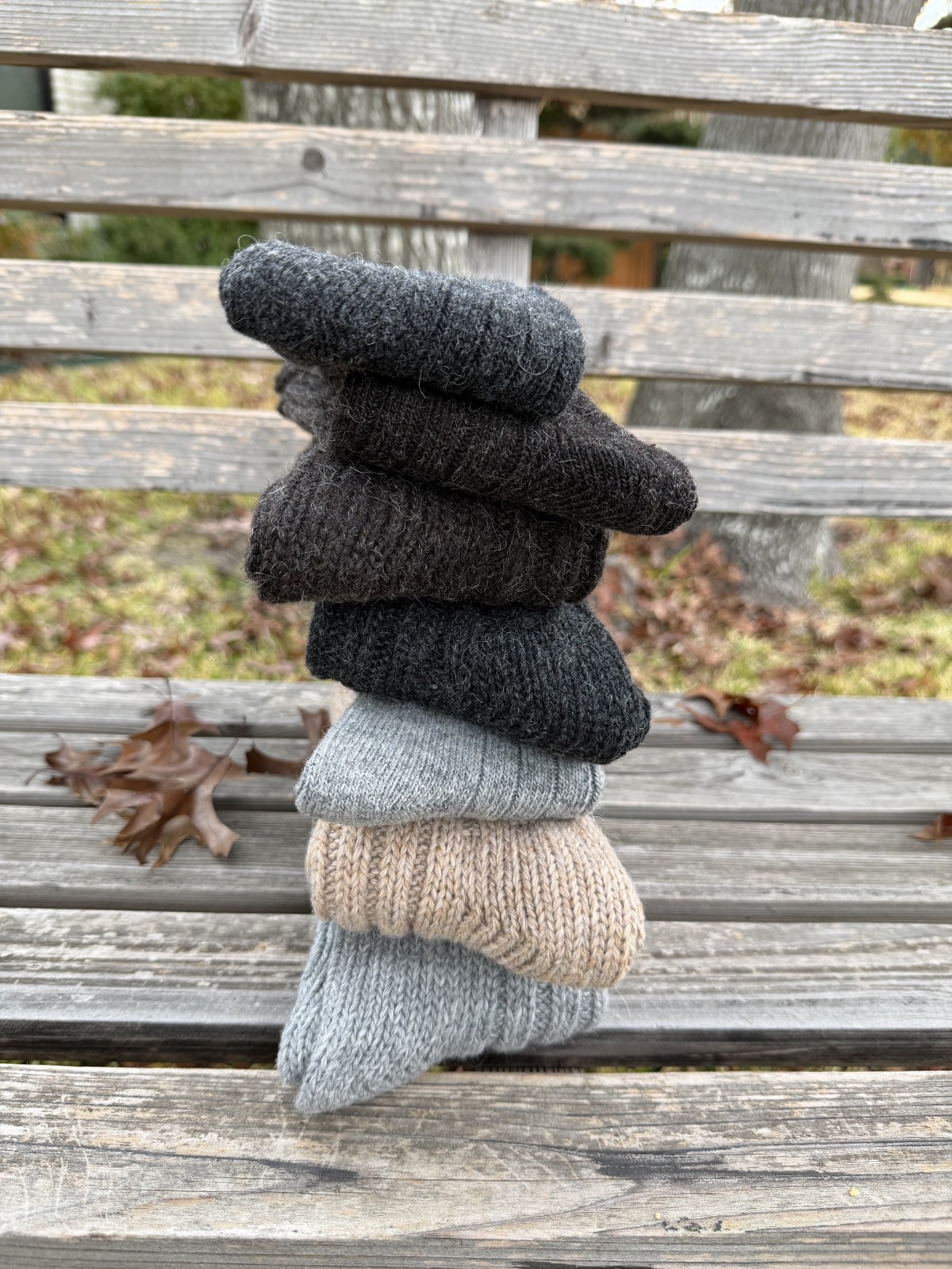 4 Pairs Alpaca Wool Thermal Nature Warm Winter Socks For Women & Men