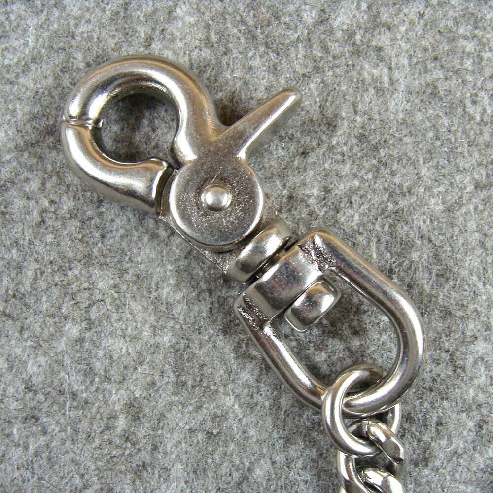 Stainless Steel Keychains Lobster Clasps Fob Key Chain Ring Holder Wallet Chain