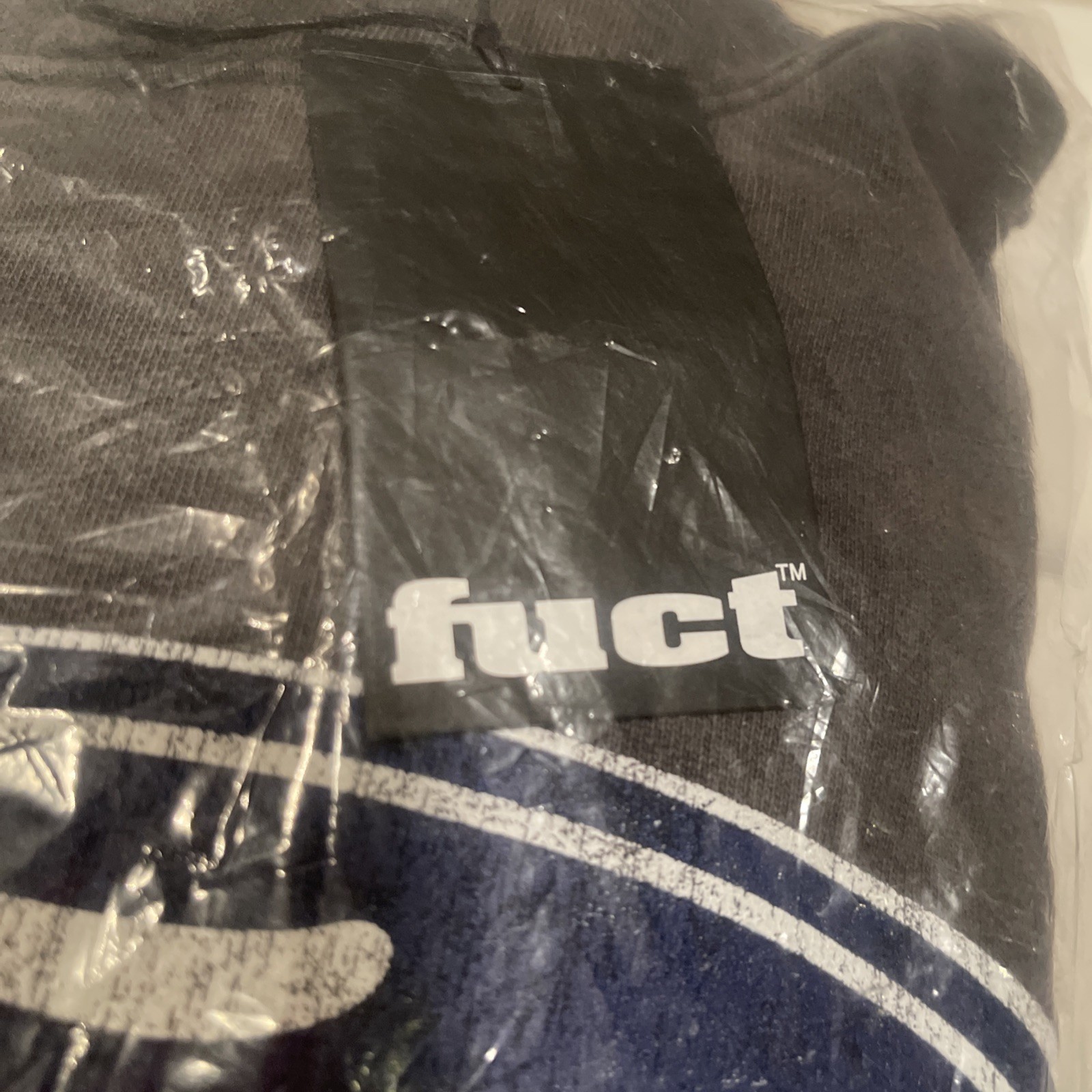 FUCT Ford Oval Logo Pullover Hoodie Extra Large Black Vintage VTG XL Parody