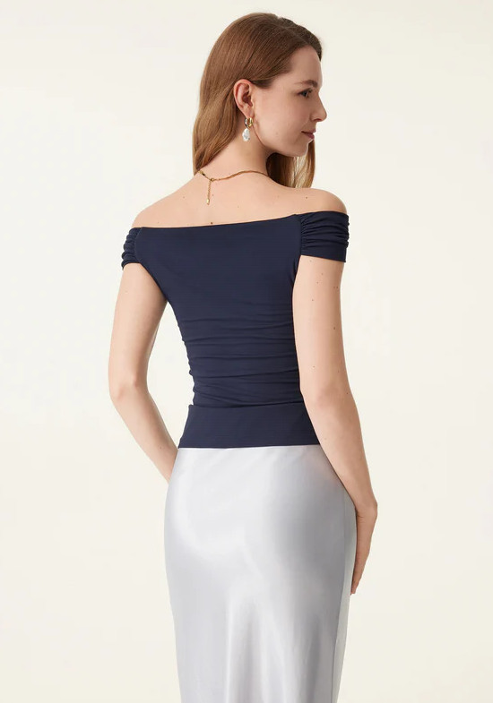 OGL Multi-wear Versatile Necklines Bra Top, Midnight Navy