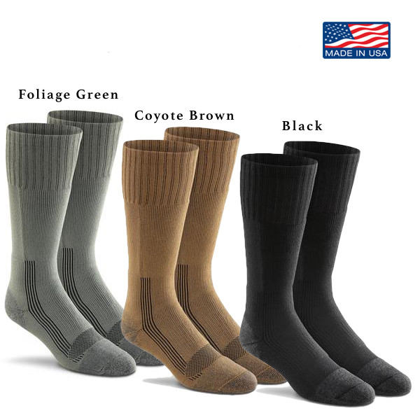 Lightweight TACTICAL BOOT Military Socks Mid-Calf Wick Dry US Made Fox River
