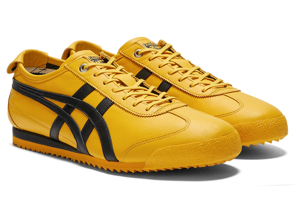 Onitsuka Tiger Mexico 66 SD 1183A872-752 Yellow Black Sneakers New Box