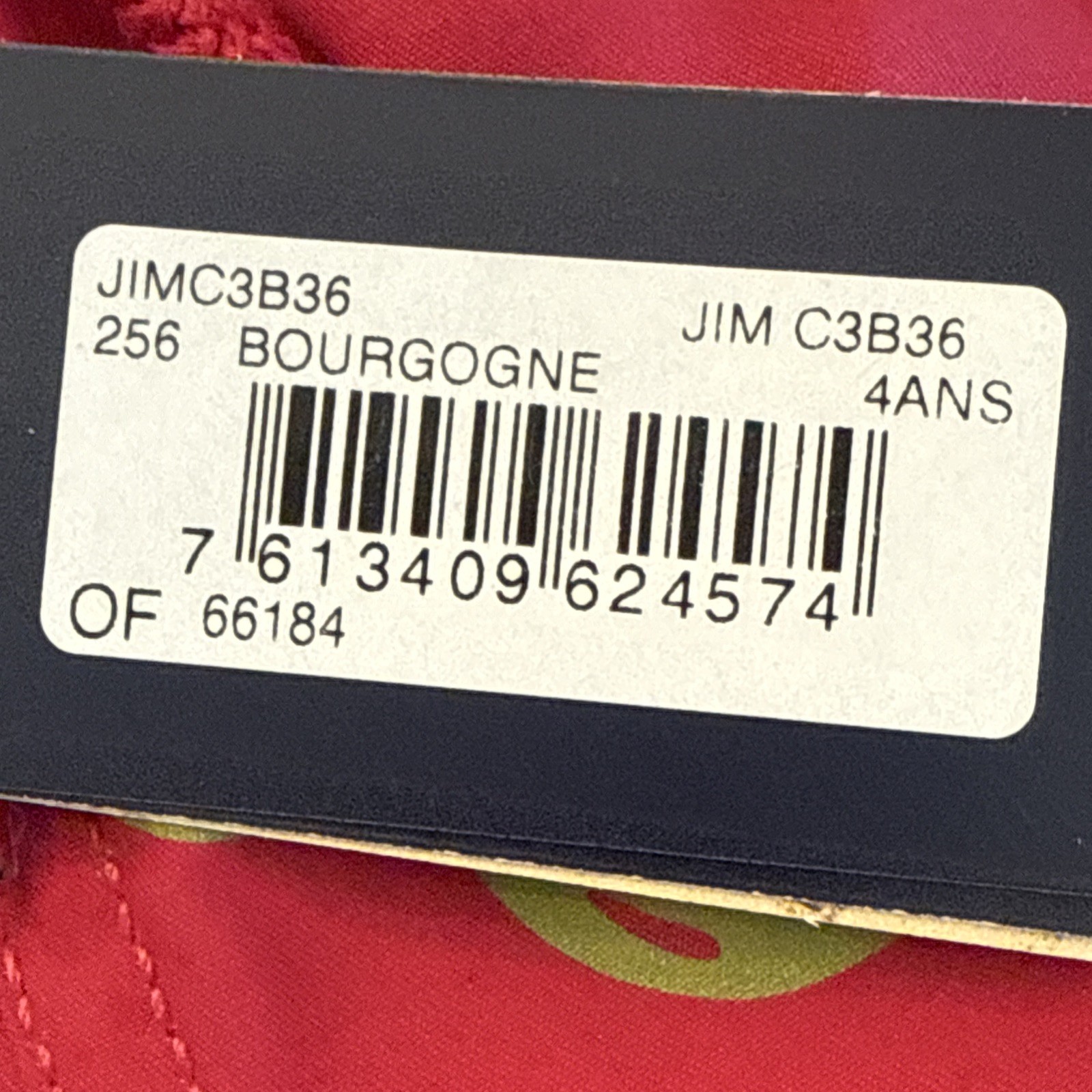 Vilebrequin Boys Jim Turtle Printed Swim Trunks Size 4 Bourgogne Jim C3B36 NEW