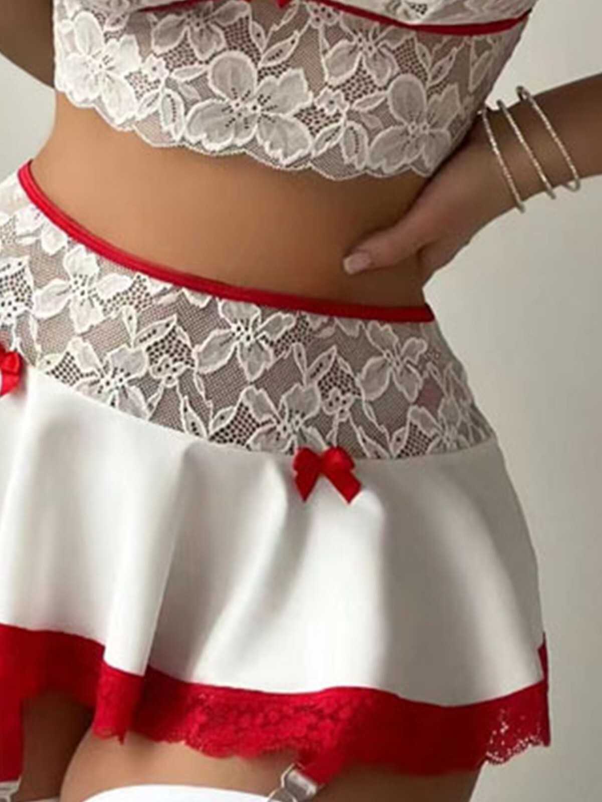 Women’s Sexy-Lingerie G-String Lace Sleepwear Dress Babydoll Nightwear Underwear