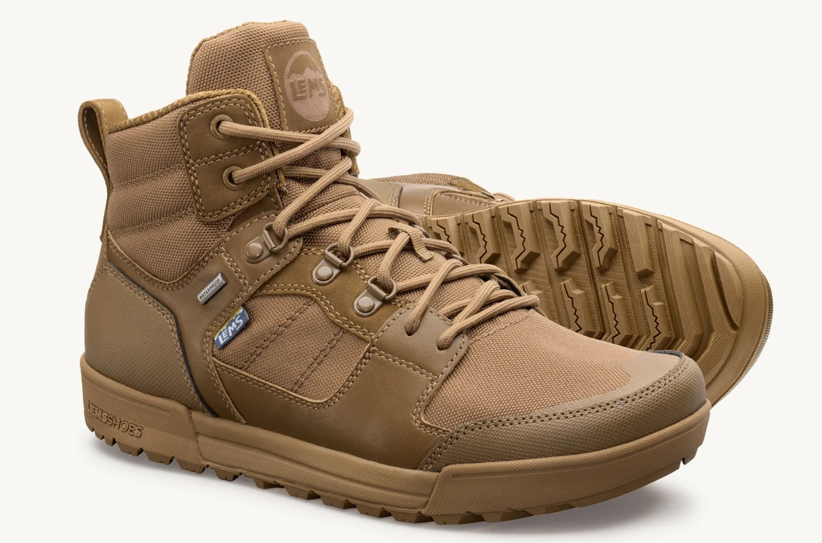 Lems Men’s Outlander Waterproof Boot – Coyote (ALL SIZES/NEW)🐫