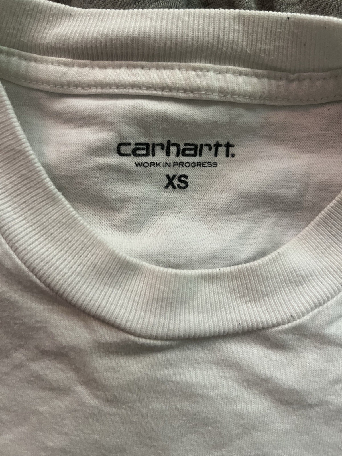Carhartt work In progress Shirt Size Extra Small. Great Condition White t Shirt