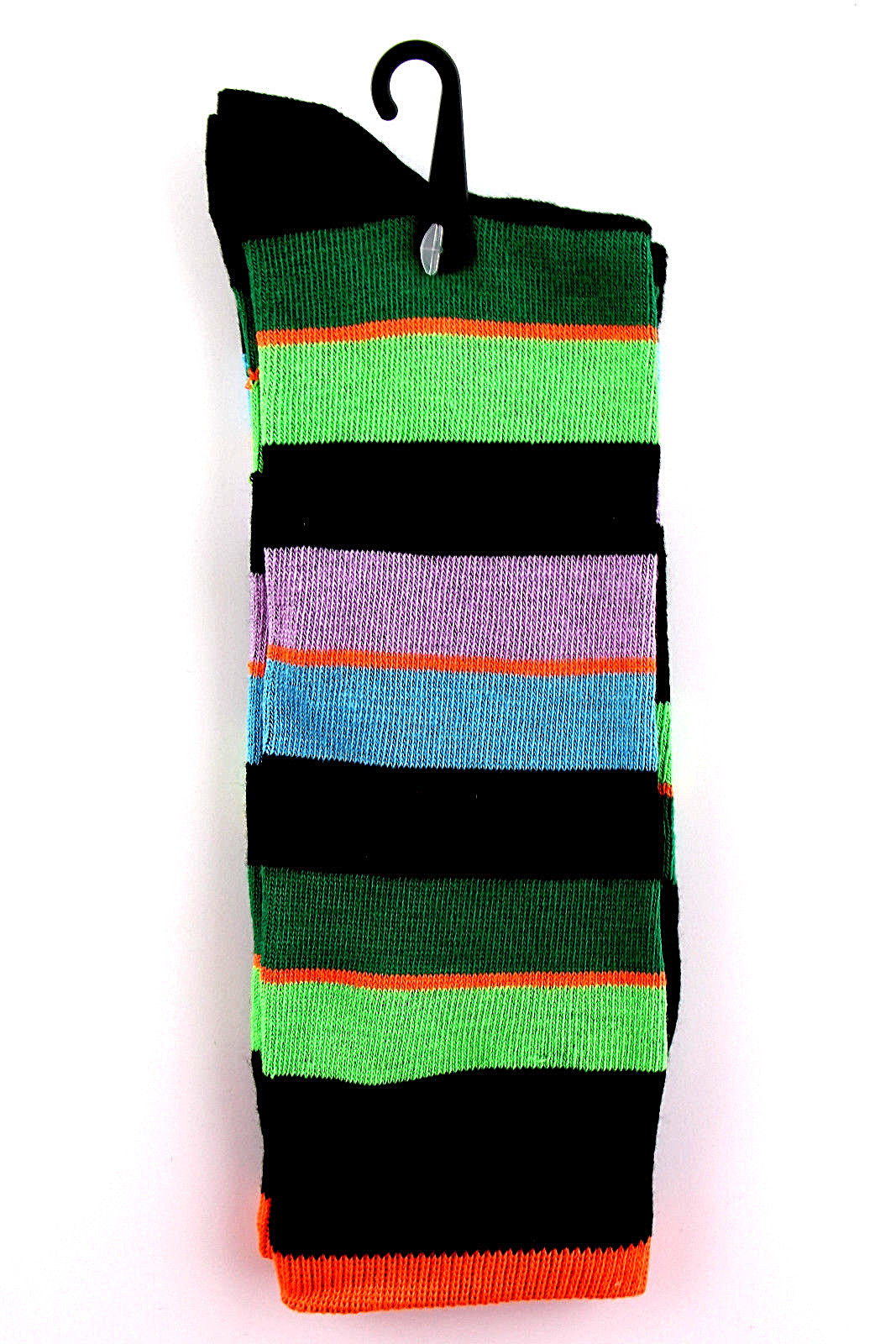 Men’s Casual Socks Goldstar Fashion Cotton Blend Wide Stripe Orange Top Footwear