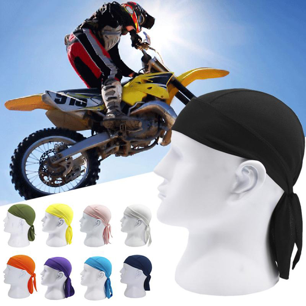 Cooling Do Rag Skull Cap Head Wrap Motorcycle Biker Doo Du Dew Bandana Hat Lot