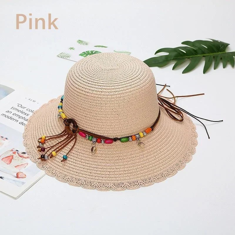 Fashionable Korean Multiple Styles Version Little Daisy Embroidered Straw Hat Wo