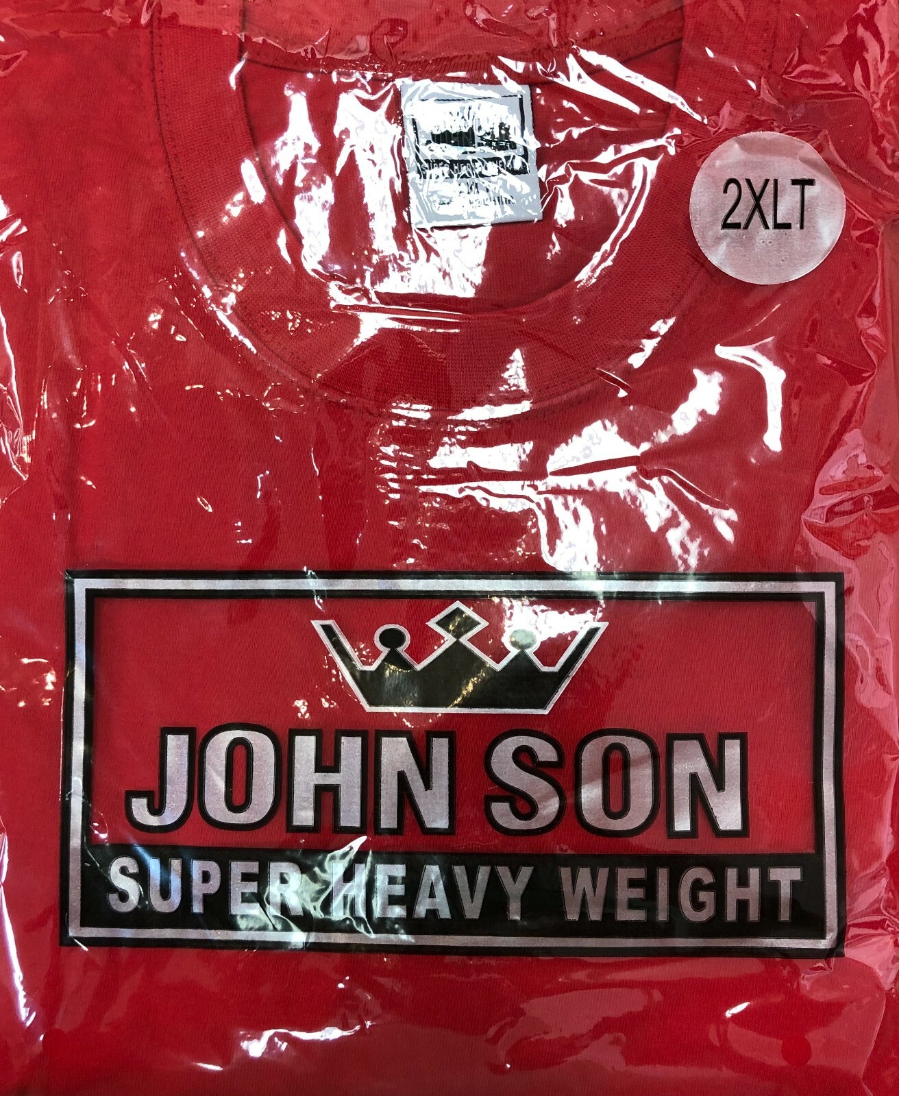 Plain Tall T-shirts BULK Round Neck[JOHN SON]Super Heavy Weight[ L~7XL] Big Size