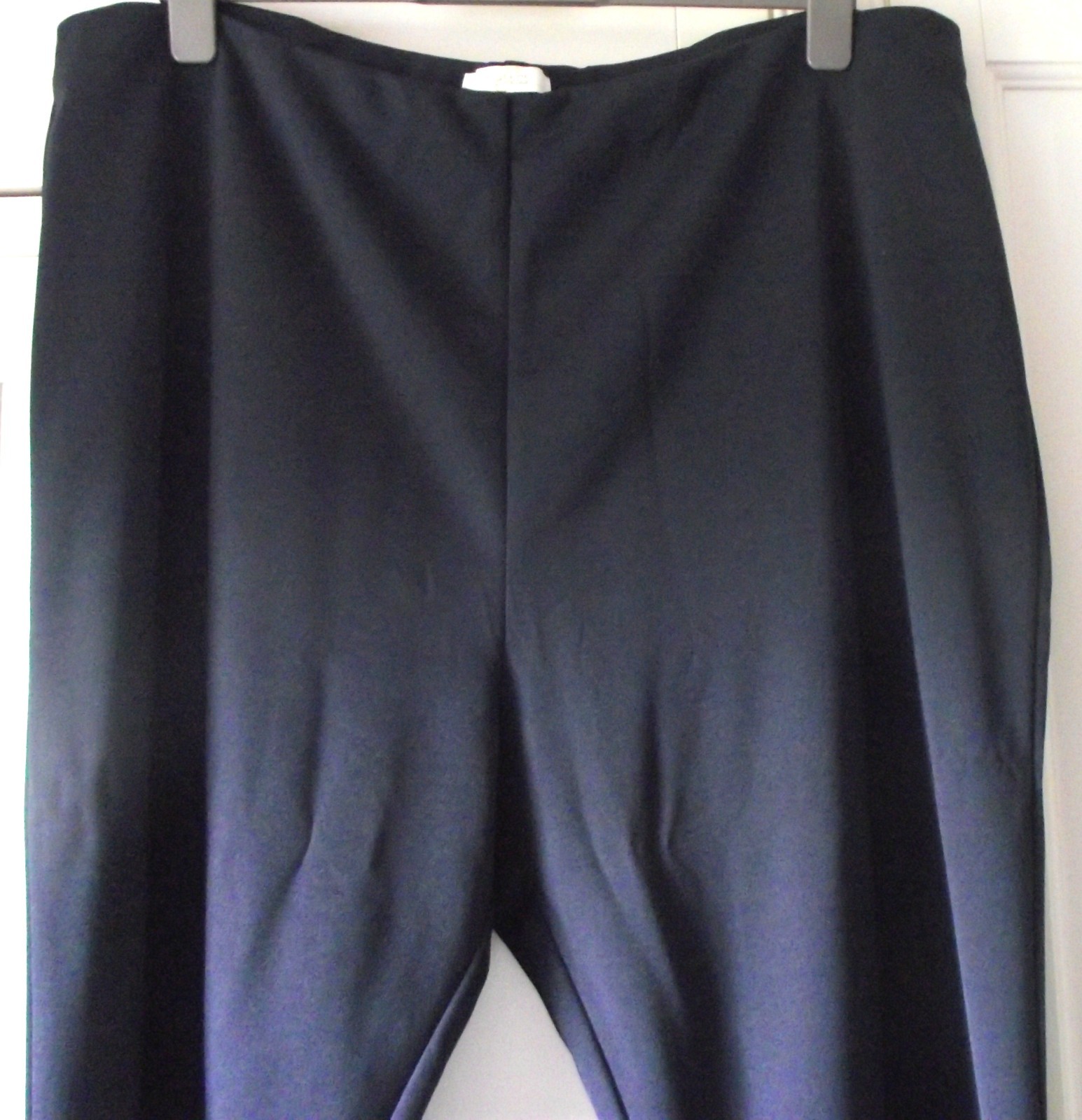 CLASSICS – LADIES ELASTICATED STRETCH WAIST TROUSERS – NAVY BLUE – SIZE 30 – NEW