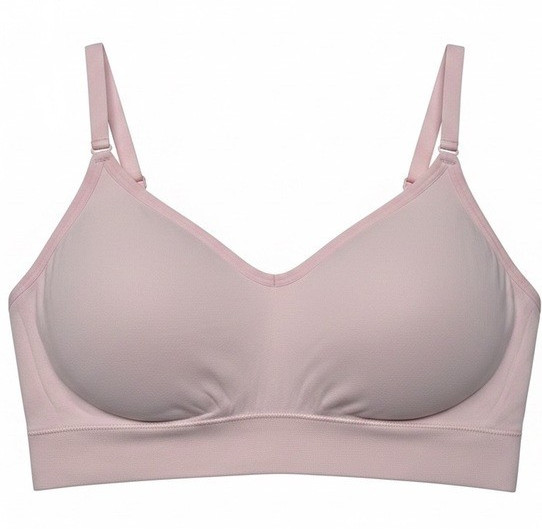 Jockey~Seamfree Back Smoothing Cami Strap Bra~Large~Pink~A714142~Foam Cup