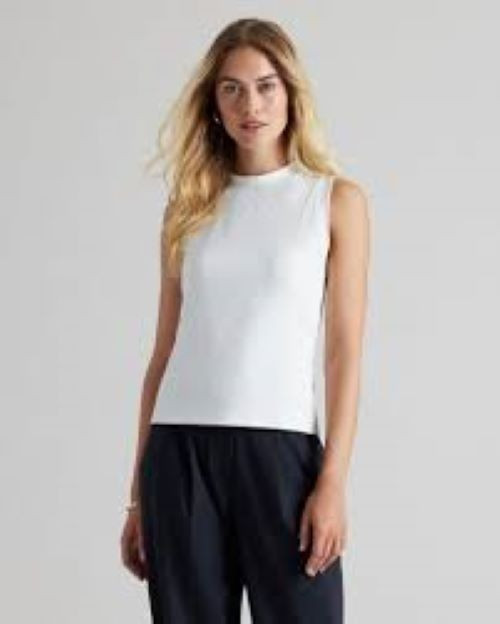 $48 Rhone Women’s Ultimate Layer Tank – Snow White – Size Medium – New With Tags