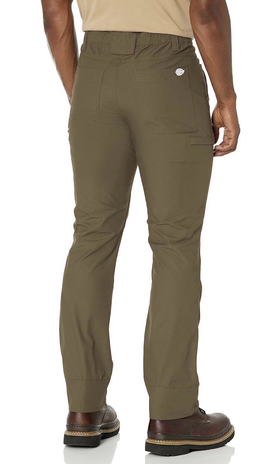 Dickies Mens Performance Ripstop Nylon Hybrid Cargo Pant, Moss Green