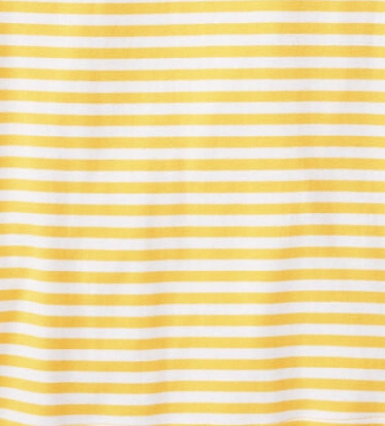 Duluth Trading Women’s Longtail T Tank Top 100% Cotton/Yellow+White Stripe Sz XS