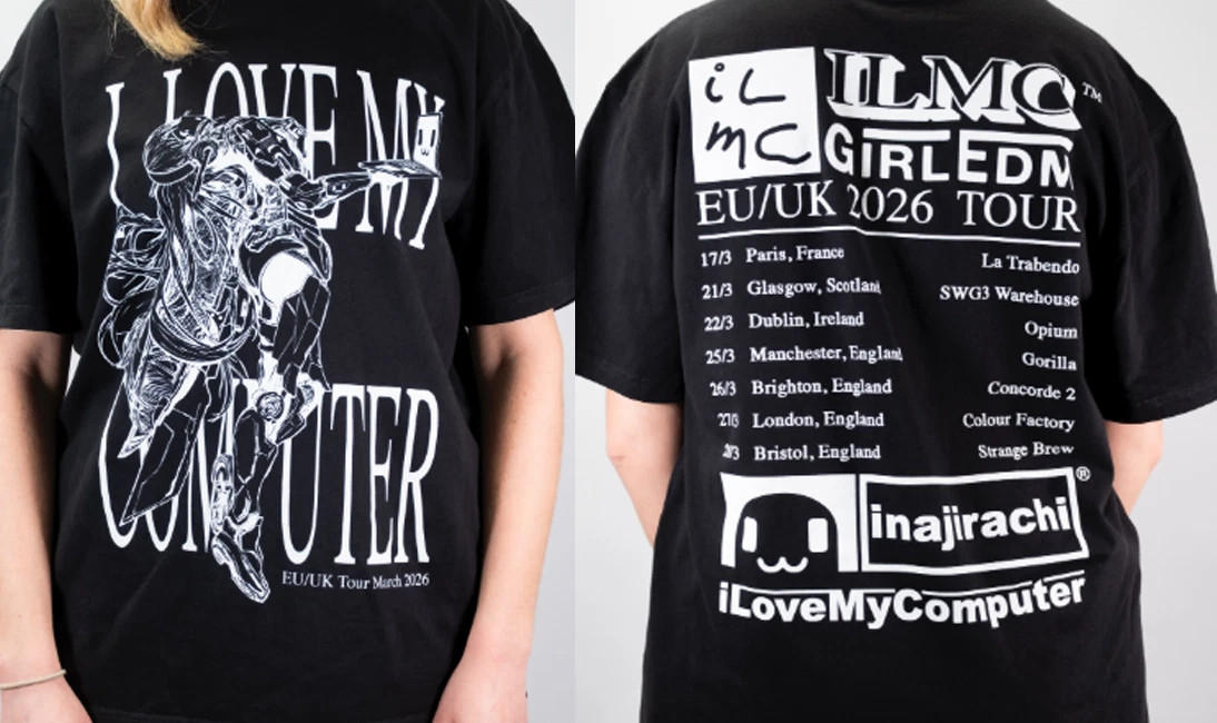 EU UK 2026 tour Ninajirachi BLACK T-shirt unisex All sizes 1F2900