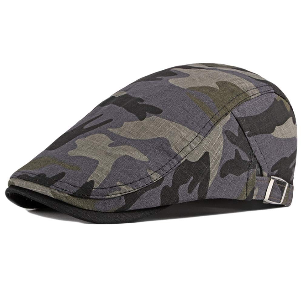 2 Pack Men’s Cotton Flat Cap Ivy Gatsby Newsboy Hat
